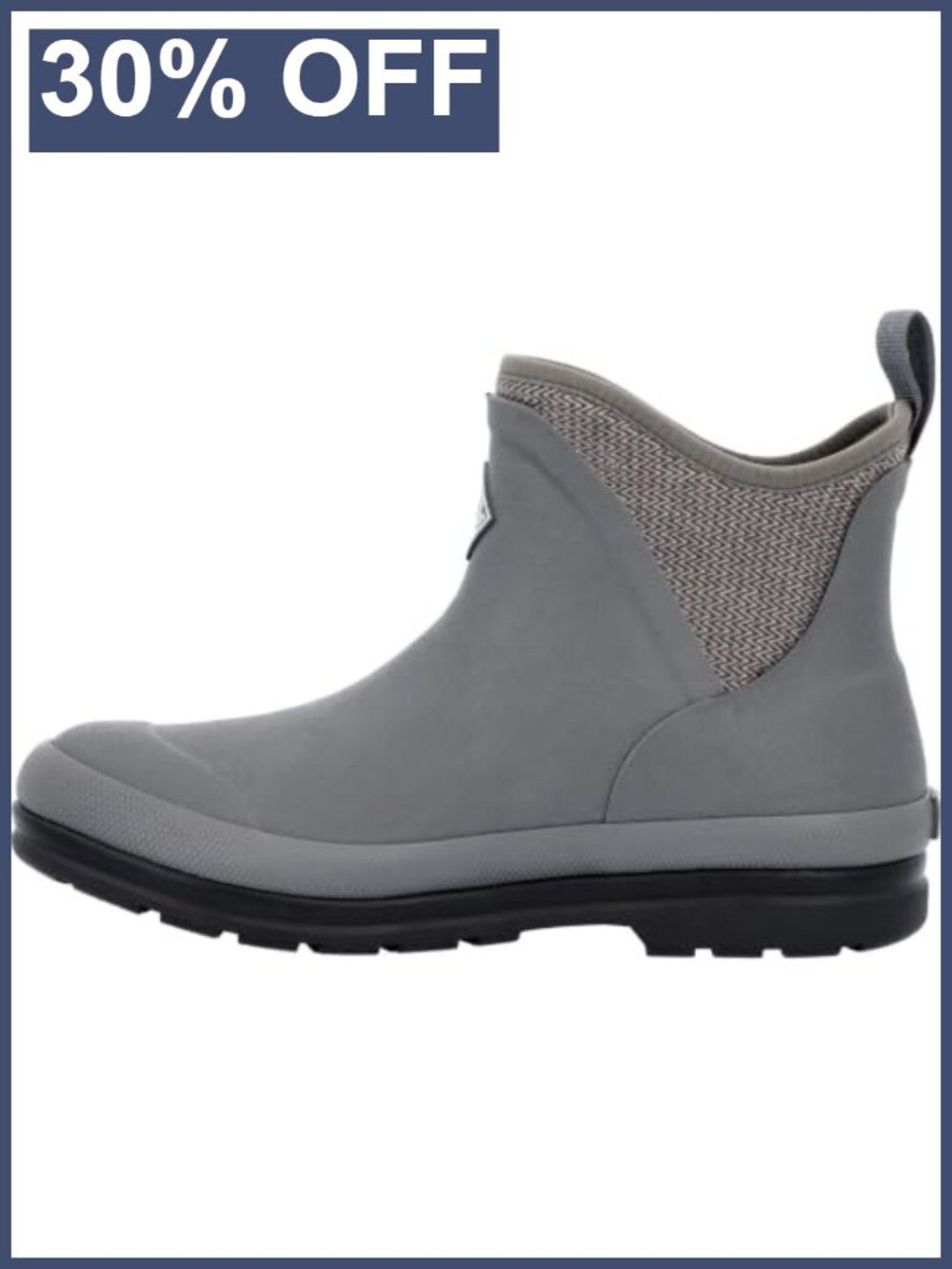 MUCK Originals Waterproof Ankle Rain Boot Round Toe Memory Foam